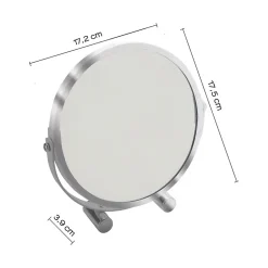 Miroir Grossissant Chromé Pour Le Maquillage
