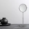 Miroir grossissant double face sur pied télescopique, à poser, MP Glass Tess