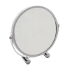 Miroir Grossissant Rond À Deux Faces En Résine Blanche