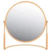 Miroir grossissant sur pied Acier AKIRA Pêche mat Spirella