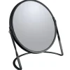 Miroir grossissant sur pied Acier AKIRA Noir mat Spirella