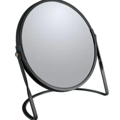 Miroir grossissant sur pied Acier AKIRA Noir mat Spirella