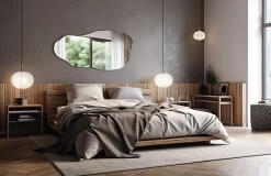 Miroir irrégulier Tulup 50 x 100 pour chambre 1 pièce