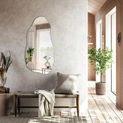 Miroir irrégulier Tulup 45 x 90 boho 1 pièce