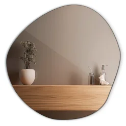 Miroir irrégulier Tulup 67 x 68 pour salle de bain 1 pièce