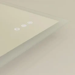 Miroir LED lumineux TEMEO 80 x 100 cm (ou 100x80) antibuée + intensité 2100 lms & couleur réglables salle de bain - Saniverre