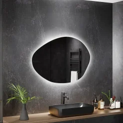 Miroir LED MAY asymétrique - 80 x 100 cm