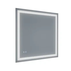 Miroir LED modulable et antibuée VISTA PLUS - 80x80 cm