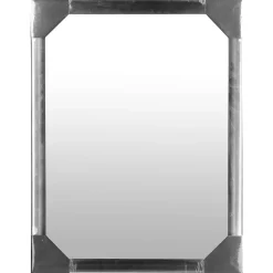 Miroir Mural à Accrocher Blanc 34x44cm - Blanc- Atmosphera