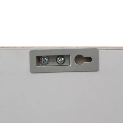 Miroir Mural à Accrocher Blanc 34x44cm - Blanc- Atmosphera