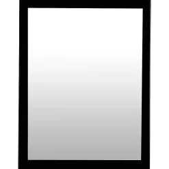 Miroir Mural à Accrocher Noir 34x44cm - Noir- Atmosphera
