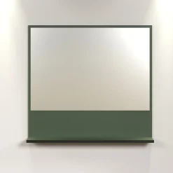 Miroir mural avec 1 tablette L80 cm - PUREBLISS