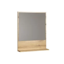 Miroir mural avec 1 tablette L60 cm - PUREBLISS