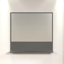 Miroir mural avec 1 tablette L80 cm - PUREBLISS