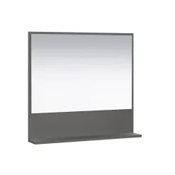 Miroir mural avec 1 tablette L80 cm - PUREBLISS