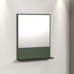 Miroir mural avec 1 tablette L60 cm - PUREBLISS