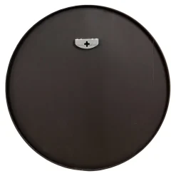 Miroir mural diamètre 40 cm cadre aluminium noir Helloshop26
