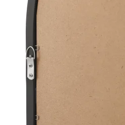 Miroir mural forme fenêtre arrondie 80 noir Helloshop26