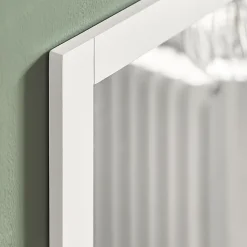 Miroir Mural Meuble Salle de Bain avec 1 étage plateau, FRG129-W, SoBuy