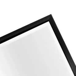 Miroir mural rectangulaire 102 x 52 noir Helloshop26