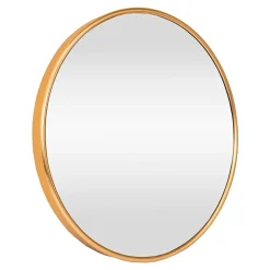 Miroir mural rond 60 cm aluminium aluminium Helloshop26