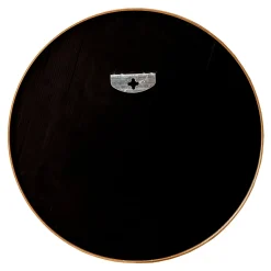 Miroir mural rond 50 cm dore Helloshop26