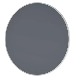 Miroir mural rond design de salle de bain, cadre en aluminium, verre 4mm - 8232 - Couleur et Blanc, 80cm