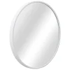 Miroir mural rond diamètre 50 cm blanc Helloshop26