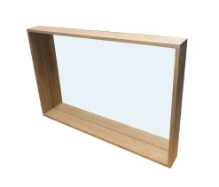 Miroir non lumineux effet chêne l.120 x P.13 x H.80 cm, Cooke & Lewis Harmon