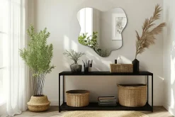 Miroir organique Tulup 68 x 67 cm idéal pour maquillage et salle de bain