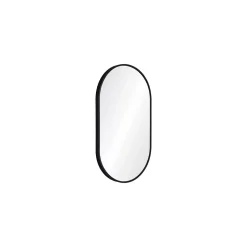 Miroir ovale 40 x 70 cm PEPPER Noir