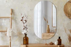 Miroir ovale 52x90 cm élégant entrée 1 pièce
