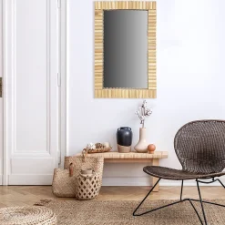 MIROIR REA KLNA-MR03 35CM BROWN 55X35X2CM