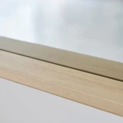 Miroir rectangulaire en chêne massif