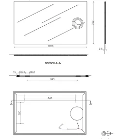 Miroir Rectangulaire Rétroéclairé Led 120X70 Avec Miroir Grossissant