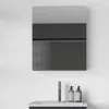 Miroir rectangulaire sans cadre DORIA largeur 60 cm