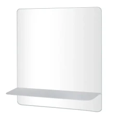 Miroir rectangulaire SORRENTO avec tablette en métal