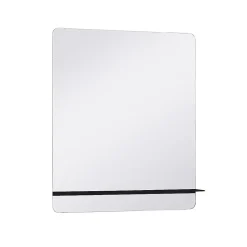Miroir rectangulaire SORRENTO avec tablette en métal