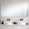 Miroir Réversible 120X70 Avec Bordure En Fil Brillant