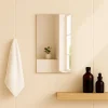 Miroir salle de bain 40 cm simple fixation murale