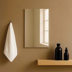Miroir salle de bain 40 cm simple fixation murale