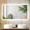 Miroir salle de bain avec eclairage LED - 120x70cm - GO LED