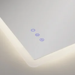 Miroir salle de bain BOLEO 80 x 120 cm LED lumineux 2100 lms anti-buée + réglage intensité & couleur - Saniverre
