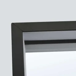 Miroir Salle de Bain LED Réglable 80x120cm - Noir Mat - Anti-Buée & Détecteur de Mouvement - ABILITY LEDIMEX