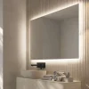 Miroir Salle de Bain LED Rétro-Éclairé (6500K) - 120x80cm - Verre Sécurité 5mm - SUECIA LEDIMEX