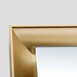Miroir Salle de Bain LED Réglable 120x80cm - Or Brossé - Commandes Tactiles & Anti-Buée - CALIFORNIA LEDIMEX