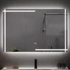 Miroir salle de bain LED 120x60cm anti buée et LED 3 couleurs LB-4693