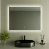 Miroir salle de bain LOMAZOO Bryce avec LED 60 x 80 cm