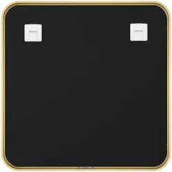 Miroir salle de bains carré 60x60 cm Tisa doré