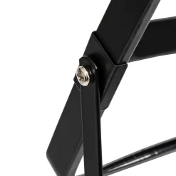 Miroir salle de bains grossissant x3 et pivotant en métal noir avec plateau l.15,2 x H.30 x P.12,8 cm, 5Five Simply Smart Glass